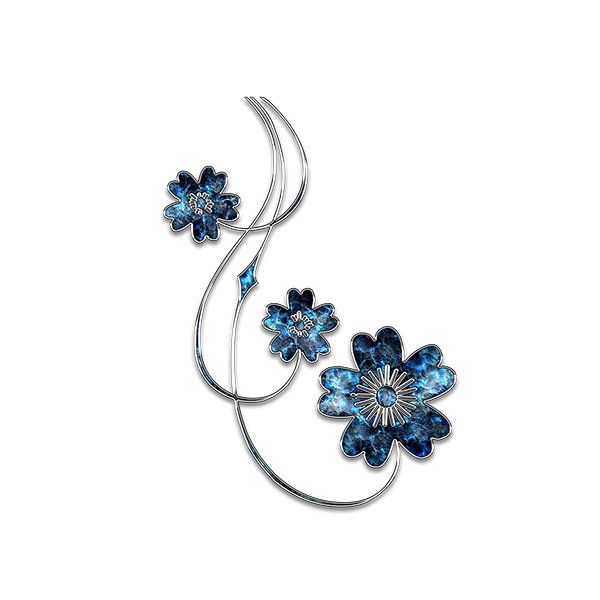 Pendientes azules